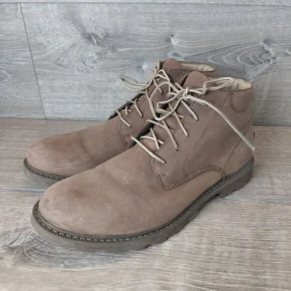 Sorel Madson II Chukka Boots Mens Size 10 Brown Suede Leather Waterproof Lace Up